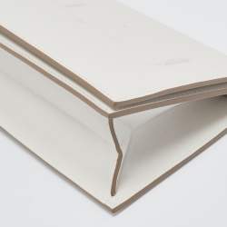 Hermès Gris Pale Swift Leather Birkin Shadow Clutch