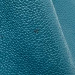 Hermès Deep Bleu/Vert Bosphore Taurillon Clemence Leather Picotin Lock 22 Bag