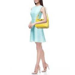 Hermès Lime Swift Leather Palladium Finish Lindy 26 Bag