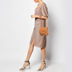 Pre Owned Hermes Gold Epsom Leather Della Cavalleria Mini Bag