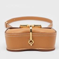 Pre Owned Hermes Gold Epsom Leather Della Cavalleria Mini Bag