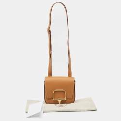 Pre Owned Hermes Gold Epsom Leather Della Cavalleria Mini Bag