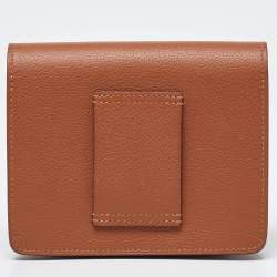 Pre Owned Hermes Chai Evercolor Roulis Slim Wallet