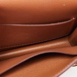Pre Owned Hermes Chai Evercolor Roulis Slim Wallet