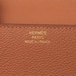 Pre Owned Hermes Chai Evercolor Roulis Slim Wallet