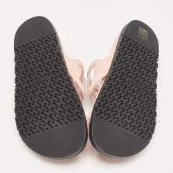 Hermes Pink Suede Extra Flat Sandals Size 39