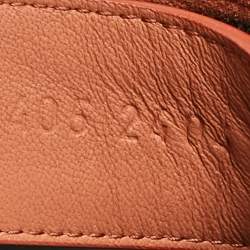 Pre Owned Hermes Orange Suede Chypre  Sandals Size 40.5