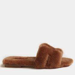 Hermes Naturel Camel Shearling Oran Sandals Size 39