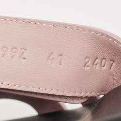 Hermès Beige Leather Chypre Flat Sandals Size 41