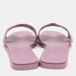 مملوكة مسبقًا Hermes Bruyère Leather Oran Flat Sandals Size 41.5