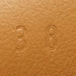 مملوكة مسبقًا Hermes Brown Leather Kelly Jumping Knee Length Boots Size 38