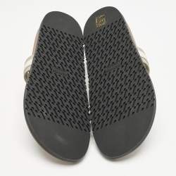 Hermes Beige Leather Empire Sandals Size 38