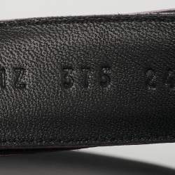 مملوكة مسبقًا Hermès Pink/Purple Satin Chypre Flat Sandals Size 37.5