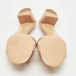 مملوكة مسبقًا صندل هيرمس أواسيس جلد بيج مقاس 37.5