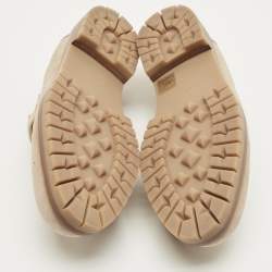 مملوكة مسبقًا حذاء لوفرز هيرميس فوبورغ شامواه بيج مقاس 40.5