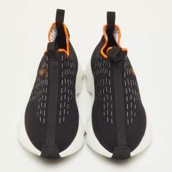 مملوكة مسبقًا حذاء رياضي هيرمس قماش تقني أسود سهل الارتداء مقاس 40.5
