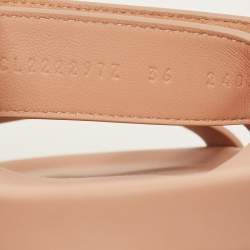 مملوكة مسبقًا Hermes Chypre Size 36 Beige Suede Flat Sandals