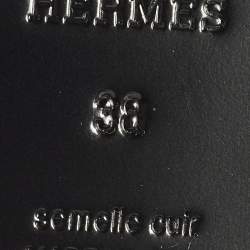 Pre Owned Hermes Jumping Size 38 Brown Suede Knee Length Boots