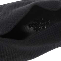 Pre Owned Hermes Black Fabric Tokyo Slip on Sneakers Size 37