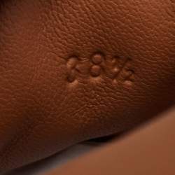Hermes Tan Leather Day Low-Top Sneakers Size 38.5