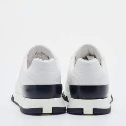Hermes White Leather Quicker Low Top Sneakers Size 36