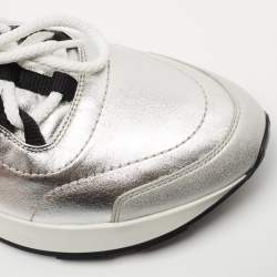 Hermes Tricolor Leather Buster Sneakers Size 39.5