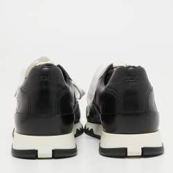 Hermes Black Leather Trail Sneakers Size 39
