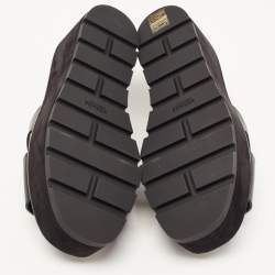 Hermes Black Leather Eze Platform Slide Sandals Size 38