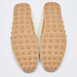 Hermes Beige Suede Faubourg Slip On Loafers Size 39