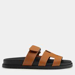 Hermes Naturel Rubber Chypre sandal 38