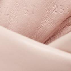 Hermès Pink Leather Infra Sandals Size 37