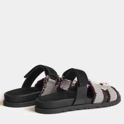 Pre Owned Hermes Prunoir Rubber Chypre sandal