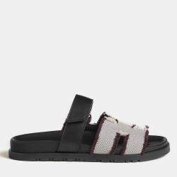 Pre Owned Hermes Prunoir Rubber Chypre sandal