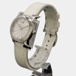 Hermes Silver Stainless Steel Heure H HR1.210 Quartz Women's Wristwatch 25 mm