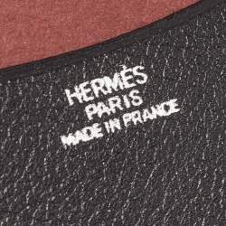 Hermès  Noir Evercolor Leather Simple Agenda Cover PM