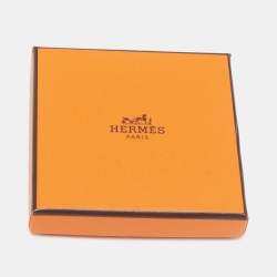 Pre Owned Hermès Curiosite Kelly Palladium Plated Bag Charm