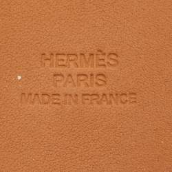 Hermes Collier de Chien Leather Palladium Plated Bracelet 