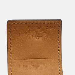 Hermès Collier de Chien Leather Gold Plated Wide Bracelet