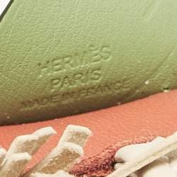 Hermes Gold/Craie/Vert Criquet Milo Leather GriGri Rodeo Pegase Bag Charm PM