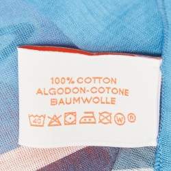 Hermès Multicolor Printed Cotton Palm Tree Pareo
