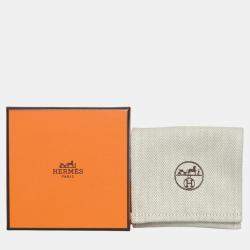 Pre Owned Hermes Gold Metal Olympe Earrings