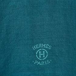 Hermès Multicolor Color-Blocked Cashmere Scarf