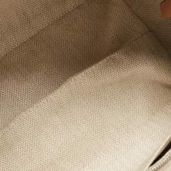 Hermes Natural Canvas Small Bride-a-Brac Pouch
