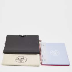 Pre Owned Hermès Noir Togo Leather Ulysse MM Notebook Cover