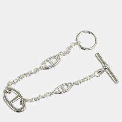 Hermes Silver Chain D'Ancre Bracelet