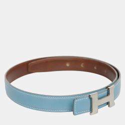 Hermes Vintage Reversible H Leather Belt