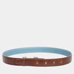 Hermes Vintage Reversible H Leather Belt