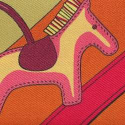 Pre Owned Hermes Multicolor Brides et Gris-Gris Silk Twilly