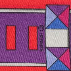 مملوكة مسبق ًا Hermes Multicolor Carré en Boucles Silk Twilly