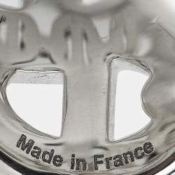 مملوكة مسبقًا Hermes Chaine d'ancre Enchainee Sterling Silver Wide Open Band Ring 51